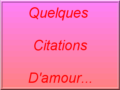 L'amour